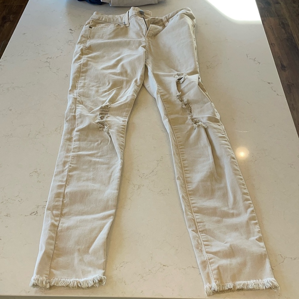 light beige jeans